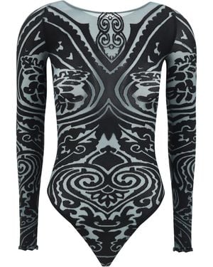 Wolford Etro X Tattoo Bodysuit - Black