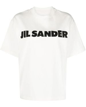 Jil Sander Cotton Logo T-shirt - White