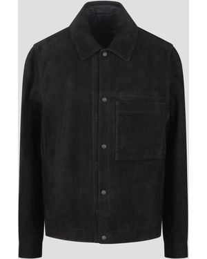 Dior Suede Shirt Jacket - Black