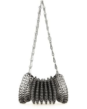 Rabanne Sculptural Chainmail Shoulder Bag - White