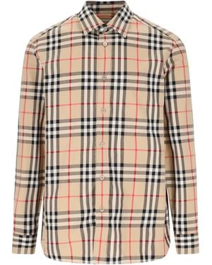 Burberry Shirts Cotton - White