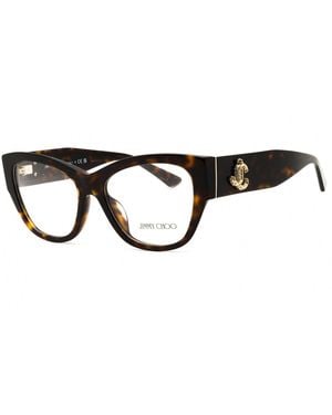 Jimmy Choo Jimmy Choo 0Jc3033Bu Tortoiseshell Cat-Eye Eyeglasses - Black