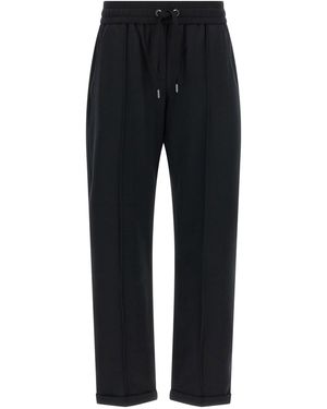 Brunello Cucinelli Light Stretch Cotton Track Joggers - Blue