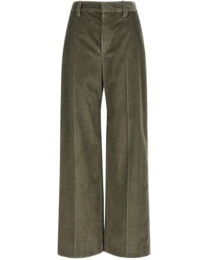 Brunello Cucinelli Corduroy Flared Pants - Green