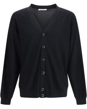 Lemaire Merino Wool Blend Cardigan - Blue