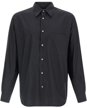 Lemaire Cotton Silk Shirt - Blue