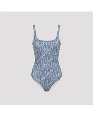 Etro Backless One-Piece - Blue