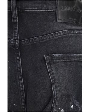 DSquared² Jeans Teddy Stretch Denim Cotton - Black