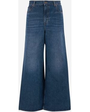 Chloé Cotton Denim Jeans - Blue