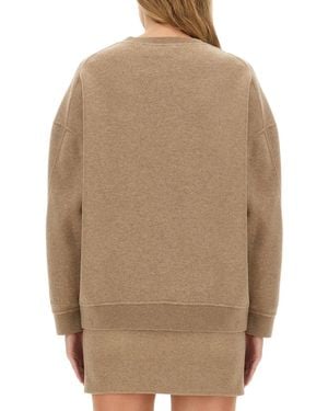 Max Mara Jersey Elvira Wool Sweaters - Natural