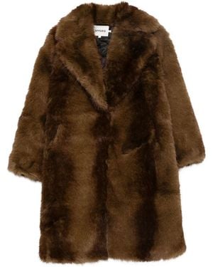 Apparis Steffi Mink Coat - Brown