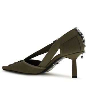 Prada Pumps Canvas Cotton - Black