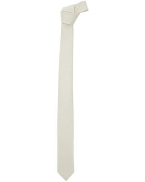 Emporio Armani Tie Silk - White