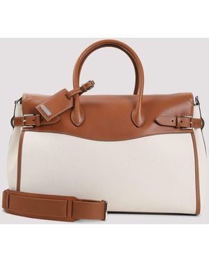 Ralph Lauren Duffle Large Tote Bag Unica - Brown