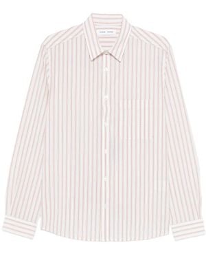 Samsøe & Samsøe Saryan X Striped Pocket Shirt - White