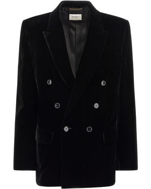 Saint Laurent 'Cassandre' Blazer - Black