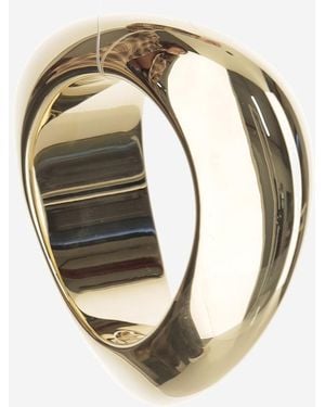 Saint Laurent Bracelet Wavy Brass - Metallic