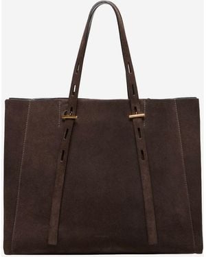 MINOBOSSI Handbag Paula Suede Shoulder Bags - Brown