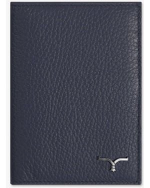 Larusmiani Passport Holder St.Moritz Document And - Blue