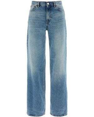 Haikure Jeans A Gamba Dritta Korea - Blue