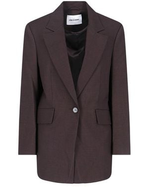 Low Classic Single-Breasted Blazer - Black