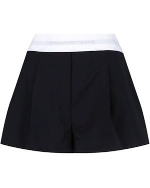 Alexander Wang Wool Shorts - Black