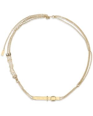 Chloé Belt Jewel Brass Bracelets - Metallic