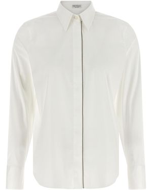 Brunello Cucinelli Cotton Blouse - White