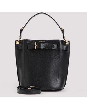 Tom Ford Mini Bucket Shoulder Bag Unica - Black