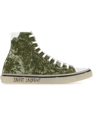 Saint Laurent Medium Midibu Sneakers For - Green