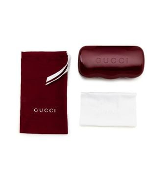Gucci Gg1773S Lido 006 Recycled Acetate Occhiali Sole - Red