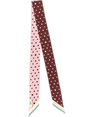 Fendi Silk Foulard Accessory - Red