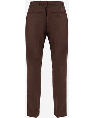 Jacob Cohen Stretch Wool Pants - Brown