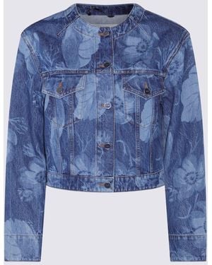 Fendi Cotton Denim Jacket - Blue