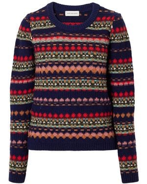 Dries Van Noten Jacquard Jumper - Blue