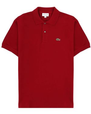Lacoste Polo With Logo - Red