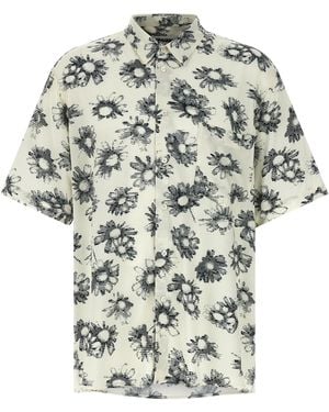 Magliano Matrix Shirt Viscose Shirt, Blouse - White