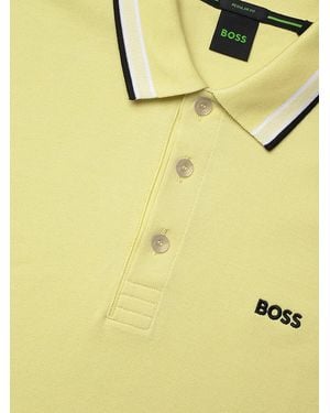 BOSS Polo Shirt Cotton - Yellow