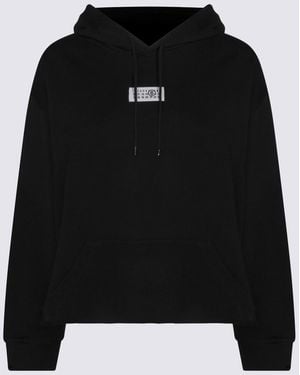 MM6 by Maison Margiela Cotton Sweatshirt - Black