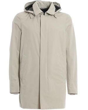 Herno Coat Im0174U-19348-9404 Light,Cream Clothing - White