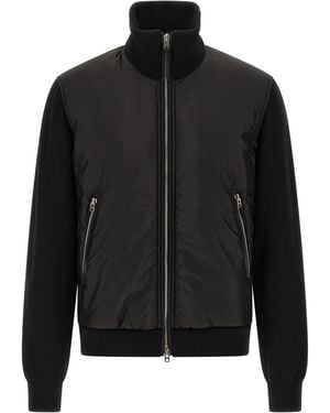 Tom Ford Merino Wool Bomber Jacket - Black