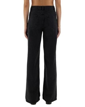 A.P.C. Wide Leg Jeans Cotton - Black