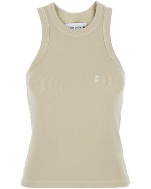 ICON DENIM Crew-Neck Top Tops - Natural