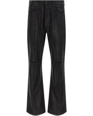 Purple Brand P026 Rinsed Foil Boot Jeans - Black