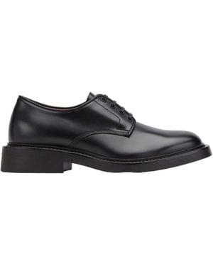 Bottega Veneta Leather Brogues Shoe - Black