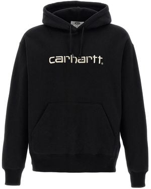 Junya Watanabe X Carhartt Hoodie Cotton Sweatshirt - Black