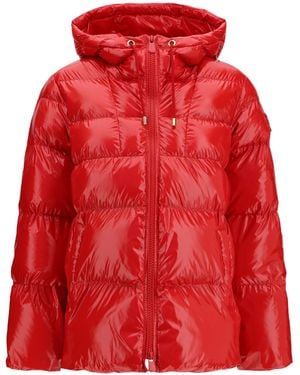 Pinko Hooded Eleodoro Down Jacket - Red