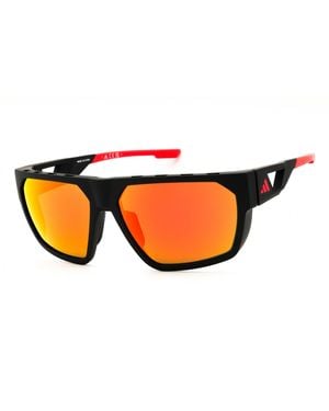 adidas Adidas Sp0097 Sport Wraparound Sunglasses - Green