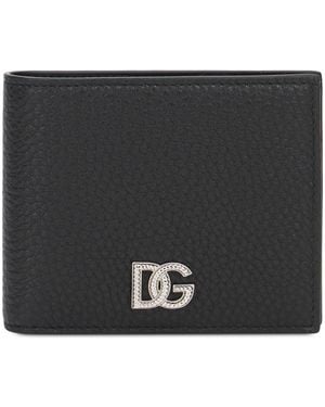 Dolce & Gabbana Wallet With Logo Calfskin & Cardholders - Black