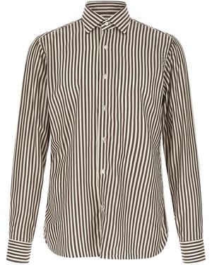 Borriello Striped Cotton Poplin Shirt - Multicolour